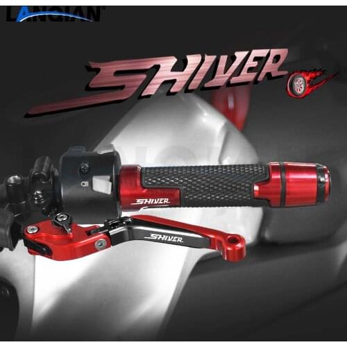 Motorcycle Brake Clutch Levers Handlebar Hand Grips ends For Aprilia SHIVER 2007 2008 2009 2010 2011 2012 2013 2014 2015 2016