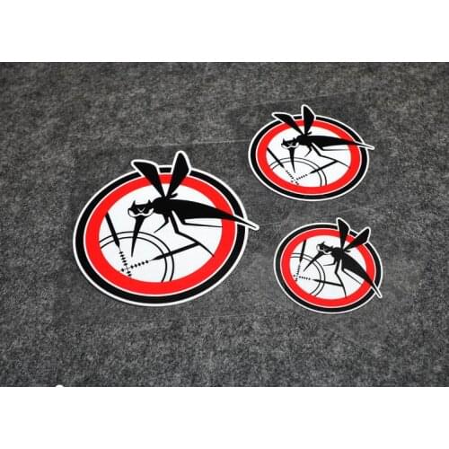 Sports Racing Helmet Sticker Sniper Mosquito Motorcycle Helmet Decals Motocross Race Vinyl Decoration