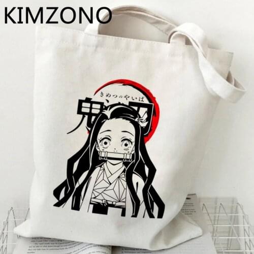 Demon Slayer shopping bag shopping bolsa recycle bag bolso shopper handbag bag string ecobag sac cabas reciclaje cabas