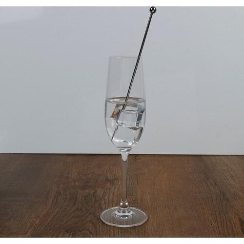 1pc Mixing Cocktail Stirrers 19cm Coffee Stir Stick Stainless Steel Sticks For Wedding Party Bar Cocktail Swizzle Stick Stirrer