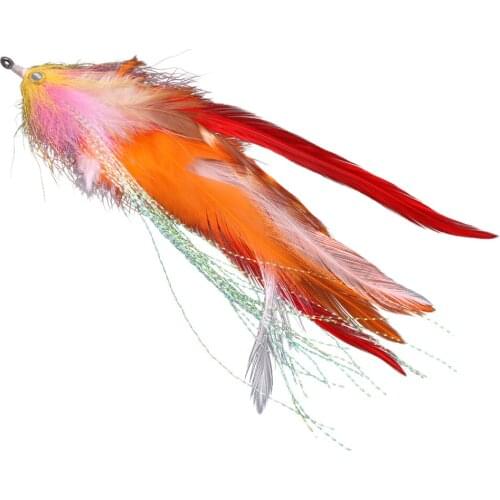 14cm Fly Fishing Flies Lures Artificial Feather Design Dry Fly Fishing Lure Kit Panfish Bait Fishing Accessories Pesca