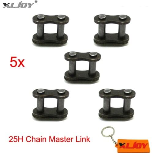 5pcs 25H Chain Master Link For 2 Stroke 33cc 43cc 47cc 49cc Mini Moto Kids Gas E Scooter ATV Quad Mini Dirt Pocket Bike