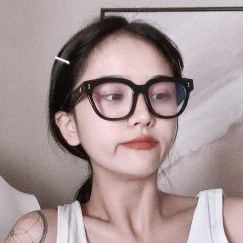 Oversized Square Glasses Frame Women Men Trendy Big Frame Spectacles Frames for Ladies Optical Eye Glasses Oculos Female