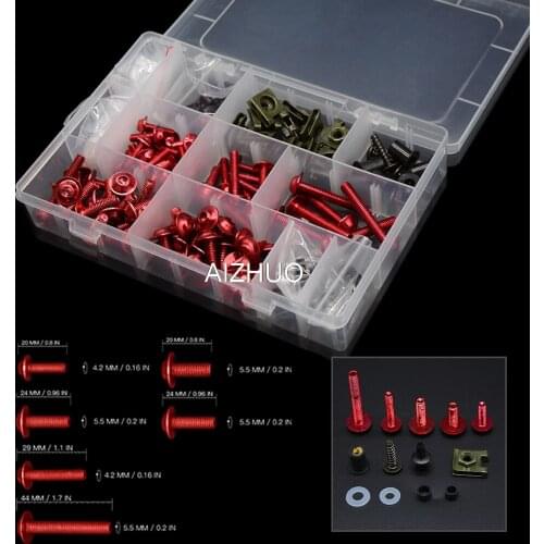 Motorcycle Windshield Fairing Bolts Scooter Nuts Bolts Clip Screw For HONDA GROM/MSX125 MSX 125 2014-2017 CBR125R PCX 125 VFR750