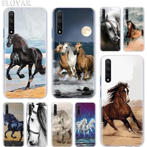 Phone Case for Huawei Y5p Y6p Y8s Y8p Y5 Y6 Y7 Y9 Prime Honor 8X 9X 8A 9A 9S 9C 10i Cover running horse Hard Cases Capa