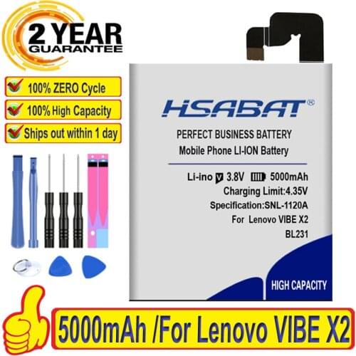 HSABAT 3500mAh BL231 Battery Use for Lenovo VIBE X2 Battery X2-TO X2-CU S90T S90U Batteries