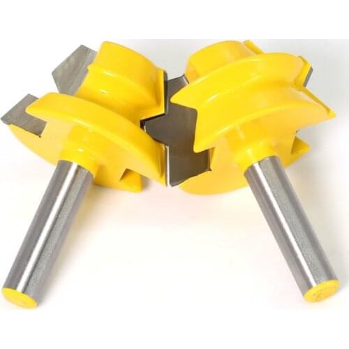 2 pcs/set Octahedral Tenon Milling Cutter Set Woodwork 8mm Wood Carbide Shank Mill Woodworking Handmade Milling Cutter Tool