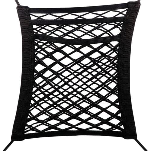 Organizer Car Storage Net Oxford Cloth + Mesh Auto Seat Luggage Cargo Net Pocket
