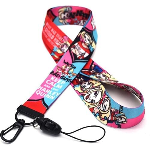 Fashion innovative mobile phone hanging rope, key chain hanging rope, ID card, USB badge clip DIY hanging rope, suitable for the