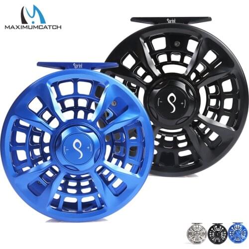 Maximumcatch SPRINT 6-11WT Expert Fully Sealed Fly Reel 100% Waterproof CNC Machined Fly Fishing Reel