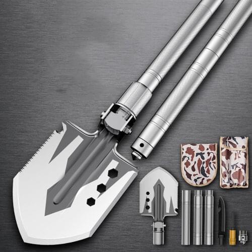 Professional outdoor survival Tactical Multifunctional Fathers gift Shovel folding Tools Garden camping equipment Shovel