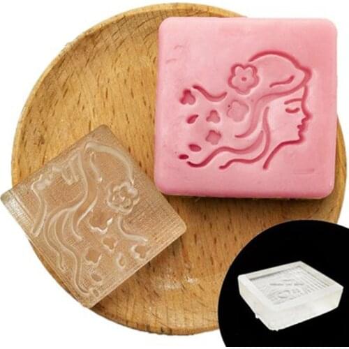 Lovely Baby Pattern Stamp Home Cleaning Natural Seal Acrylic Transparent Imprint Soap Stamp For Handmade Making Chapter