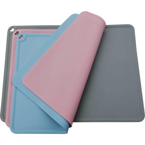 Waterproof And Non-slip Silicone Pet Food Mats, Cat Food Leakage Prevention Mats, Dog Food Mats, Pet Car Mats, Pet Mats