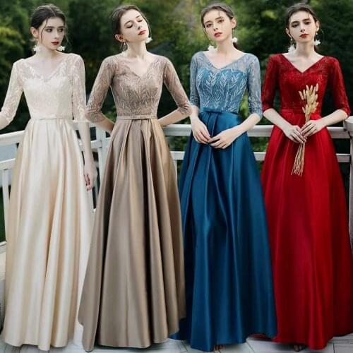 All Season Women High-end Gorgeous Dinner Dress Party Dress Long Luxury Women Dress Vestido De Mujer A154