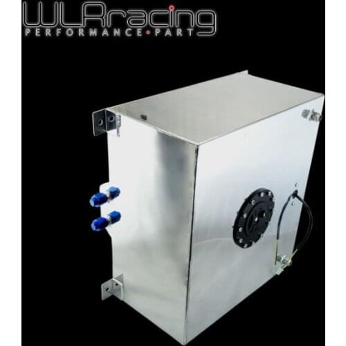 WLR RACING - 60L Aluminium Fuel Surge tank with sensor Fuel cell 60L with Cap/ foam inside WLR-TK41