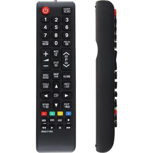 Replacement IR 433Mhz Black TV Remote Control with Long Control Distance for Samsung BN5901199G / BN59-01199G