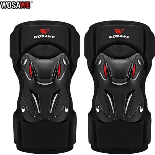WOSAWE Motorcycle Knee Guard Upgrade Thicken Motocross Knee Protection Moto Racing Protective Gear Motorbike MTB Kneepads