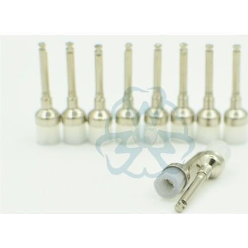 100Pcs Dental Prophy Brush Disposable Nylon Polishing Brush Flat Latch Type