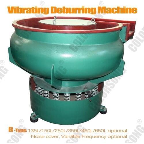 135L Vibro Mass Finishing MachineSpiral Vibratory Polishing Machine Automatic Separator Surface Treatment Vibro Finishing Machin