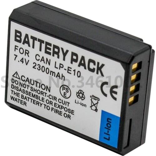 LP-E10 Battery LP E10 LPE10 Batteries For Canon EOS 1100D 1200D Rebel T3 53 Kiss X50 X70