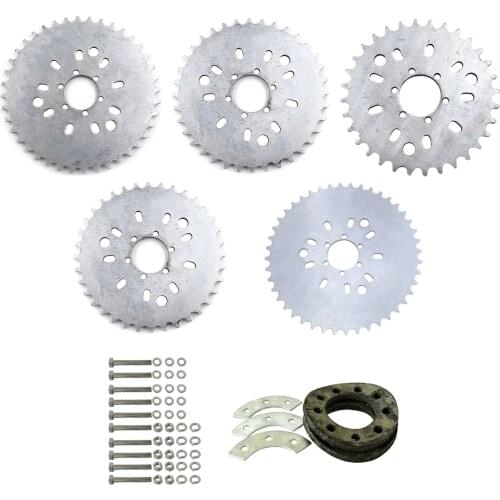 Pouvoir 32T 36T 38T 40T 44T Sprocket & Sprocket Mount Kit For 415 Chain Motorized Bike