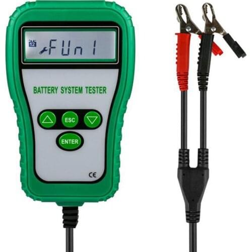 DUOYI DY216 Automotive Battery Tester Diagnostic Lead Acid CCA 100-1700 2.5in LCD Display