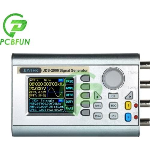 JDS2900-15M DDS Function Arbitrary Waveform Signal Generator Dual Channel Input Signal Generator 15MHz Frequency Meter