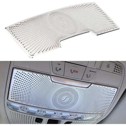 LEEPEE for Mercedes Benz C Class W205 GLC Car Reading Light Cover Interior Roof Lamp Frames Trim Decoration Strips