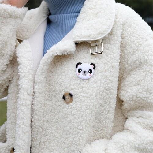 Maxsin 1 Pcs High Quality Animal Embroidered Cute Panda Koala Sticker Garment Accessories Iron On Clothes Patch Decorative DIY