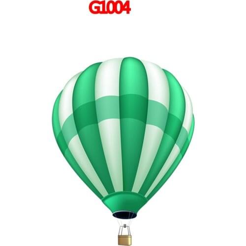 Cartoon Air balloon Car Decal For Truck Window Bumper Auto Suv Door Laptop KayakPVC Decal