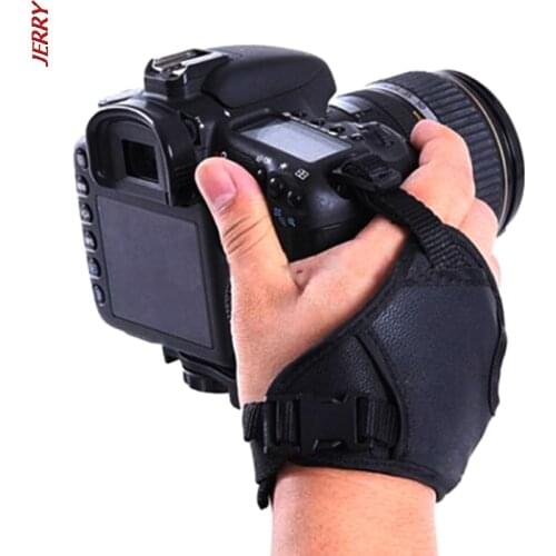 New 1PC camera hand strap camera belt PU leather camera SLR camera photography accessories