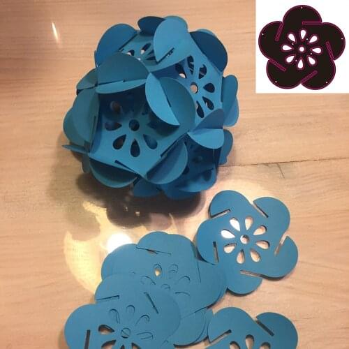 New Orbicular flower Balls metal cutting die scrapbook for photo album paper diy gift card decoration embossed dice