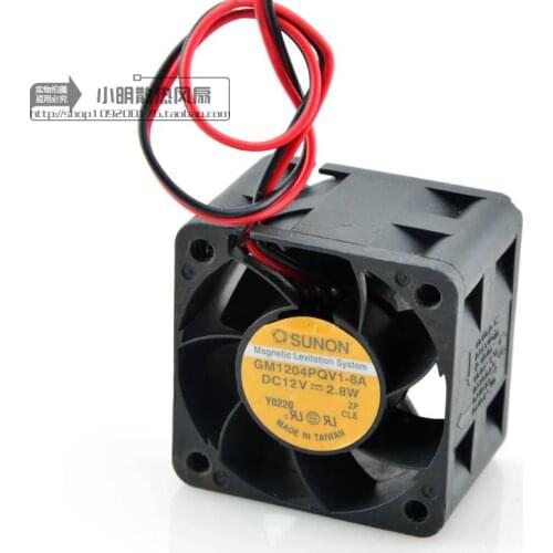 4cm 4028 1U2U server fan 12V 2.8W GM1204PQV1-8A