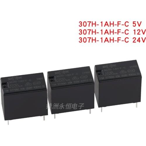 307H-1AH-F-C-5VDC 307H-1AH-F-C-12VDC 307H-1AH-F-C-24VDC Electromagnetic Signal Medium Power Relay