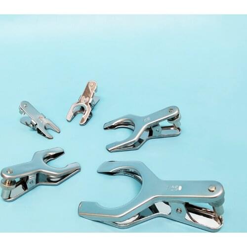 304 Stainless steel spherical joint pinch clamps,Caliber 12#18#28#35#50#,Laboratory Clamp,Heat resisting ground clip
