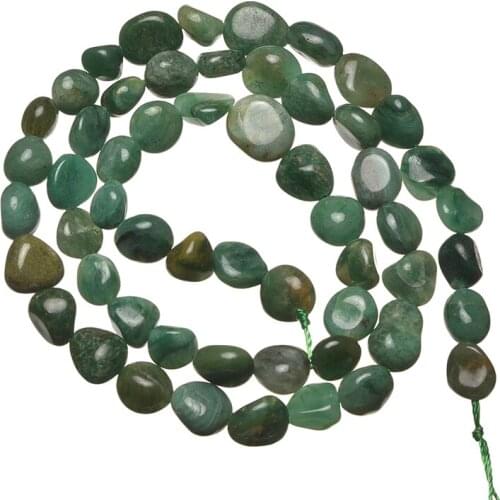 Dark Green African Jasper Beads 5-10mm Pick Size Diy Handmade Bracelets 16inch H730