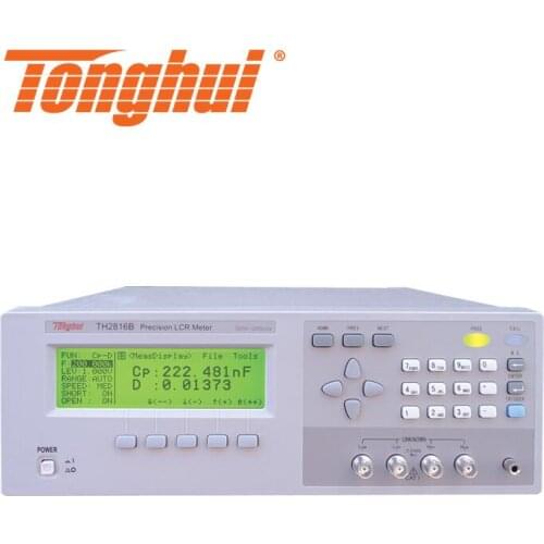 TH2816B 0.1% precision 50-200KHz,37 points,LCD display LCR Meter