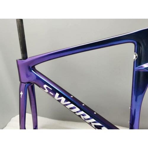 1:1 Model VEN GE Carbon Road Bike Frame includes Handlebar + Stem + Fork + Seatpost + headset + clamp + front Rear thru-axle