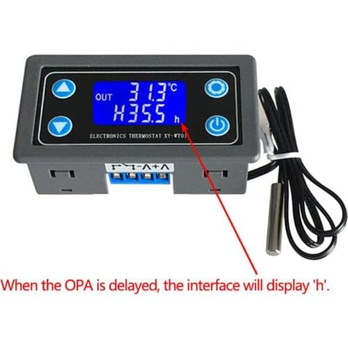 XY-WT01 Temperature Controller Digital LED Display Heating/Cooling Regulator Thermostat Switch