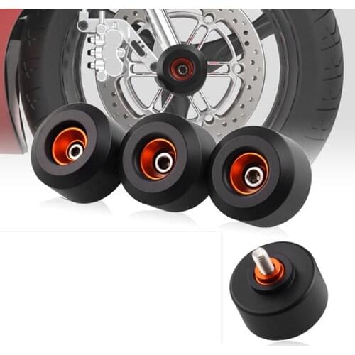 4PCS Front&Rear Fork Wheels Frame Slider Crash Protectors for DUKE 200/390 2013-2015