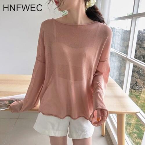 White Korean Perspective Womens T Shirts O Neck Long Sleeve Loose Female Shirt Summer Fashion 2020 New Clothing Y769