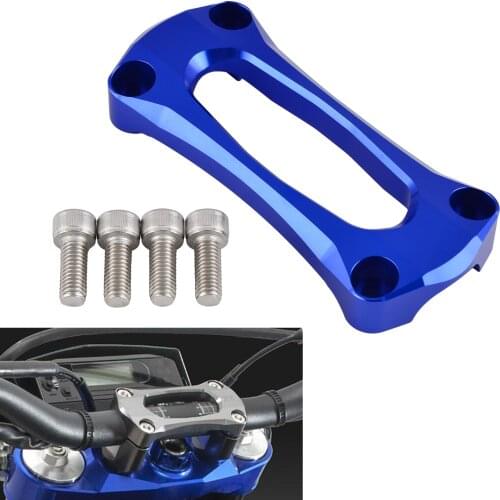 28MM Handlebar Riser Clamp Handle Bar Stabilizer Heightening Mount Bolts Kit For Yamaha YZ400F YZ426F YZ450F YZ250F 2014-2017