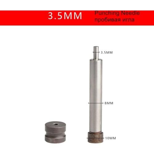 3.2mm-8mm Punching Needle For Metal SS Advertising Luminous Word Air Eyelet Tool Pneumatic Puncher