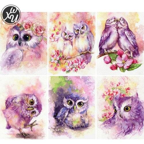 Owl Diamond Painting Diamond Mosaic Accessories Diamond Art Kits for Adults Cartoon Animals Full Diamond Cross Stitch Home Decor