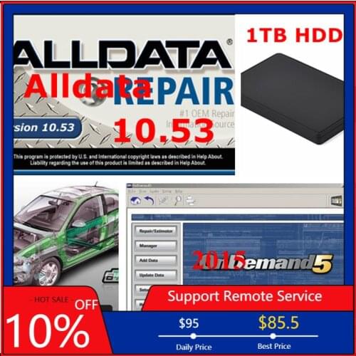 Alldata 10.53v Auto Repair Software Mit/chell Od5 On-Demand Elsa ET.KA Vivid Workshop All Data Software 1TB HDD 2021 Hot Sell