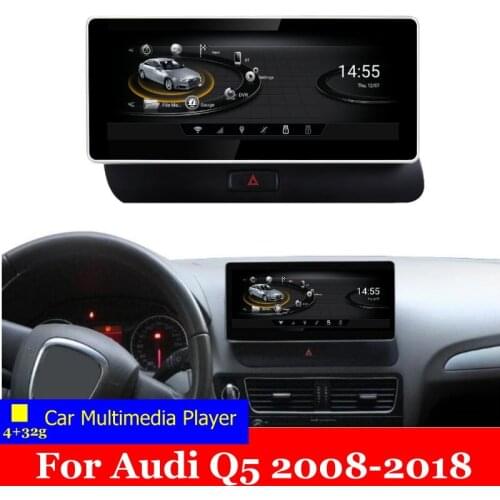 Android 9.0 8 Core For Audi Q5 2008-2017 GPS Navigation Car Multimedia Player MMI Radio Head Unit DVD Stereo WiFi