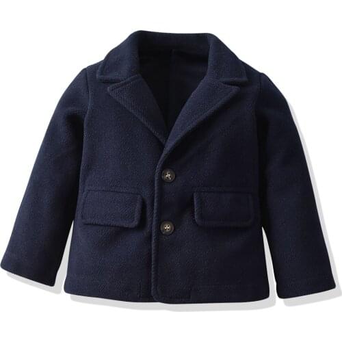 2019 Boys Blazer Coats Kids Boys Cardigan Jacket Spring Autumn New Baby Boys Gentleman Jacket Wedding Jacket for Boys 2-8 Years
