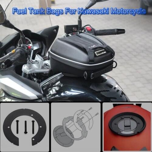 For Kawasaki ER 6N 6F Versys 1000 NINJA 650 Oil Fuel Tank Bags Pockets Mobile Phone Navigation Bag Z1000 Z800 Z750 ZX 6R 10R 14R