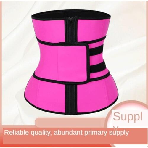 3 Support Double-layer Rubber Abdomen Corsets, Ladies Sports Belts, Sweaty Belts Spandex Everyday