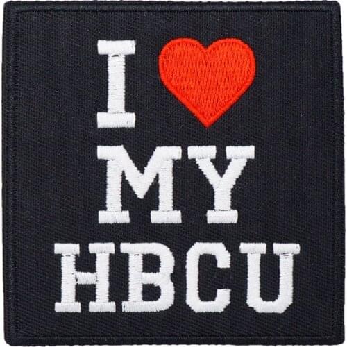 I LOVE MY HBCU Name Tags Patch Embroidered Punk Biker Clothes Apparel Accessories Badge